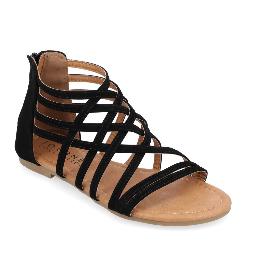 Journee Collection Hanni Gladiator Sandal Wide